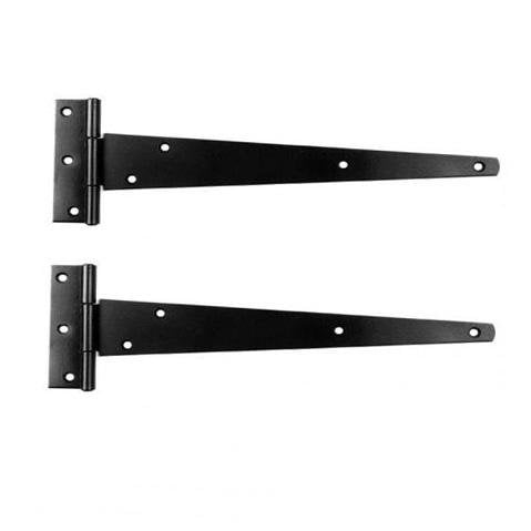 10'' Tee Hinges Black 1 Pair Diy 5229 TH10 (Parcel Rate)