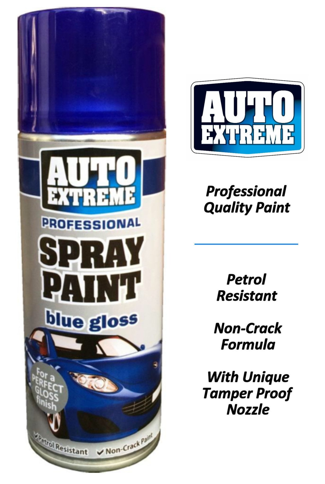 Auto Extreme Spray Paint Blue Gloss 400ml 1927 (Parcel Rate)