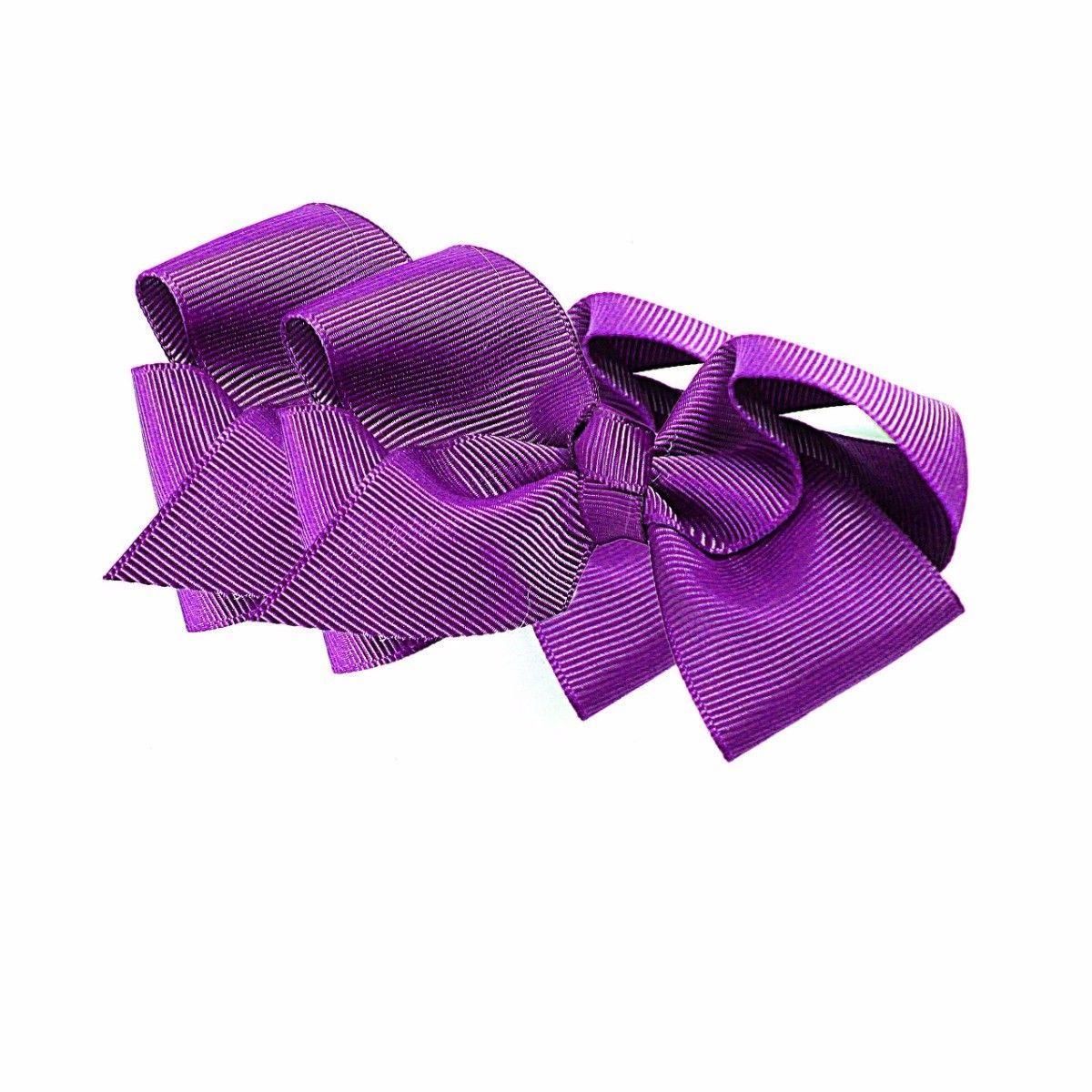 High Quality New Ribbon Hair Pin In Assorted Colours Pack Of 2 4456 (Large Letter Rate)