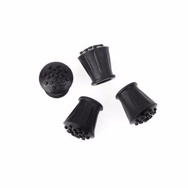 Pack of 3 Stick Ferrules 5/8'' Black Rubber, Perfect Tip/Ends for Tubes/Pipes 0292 (Large Letter Rate)