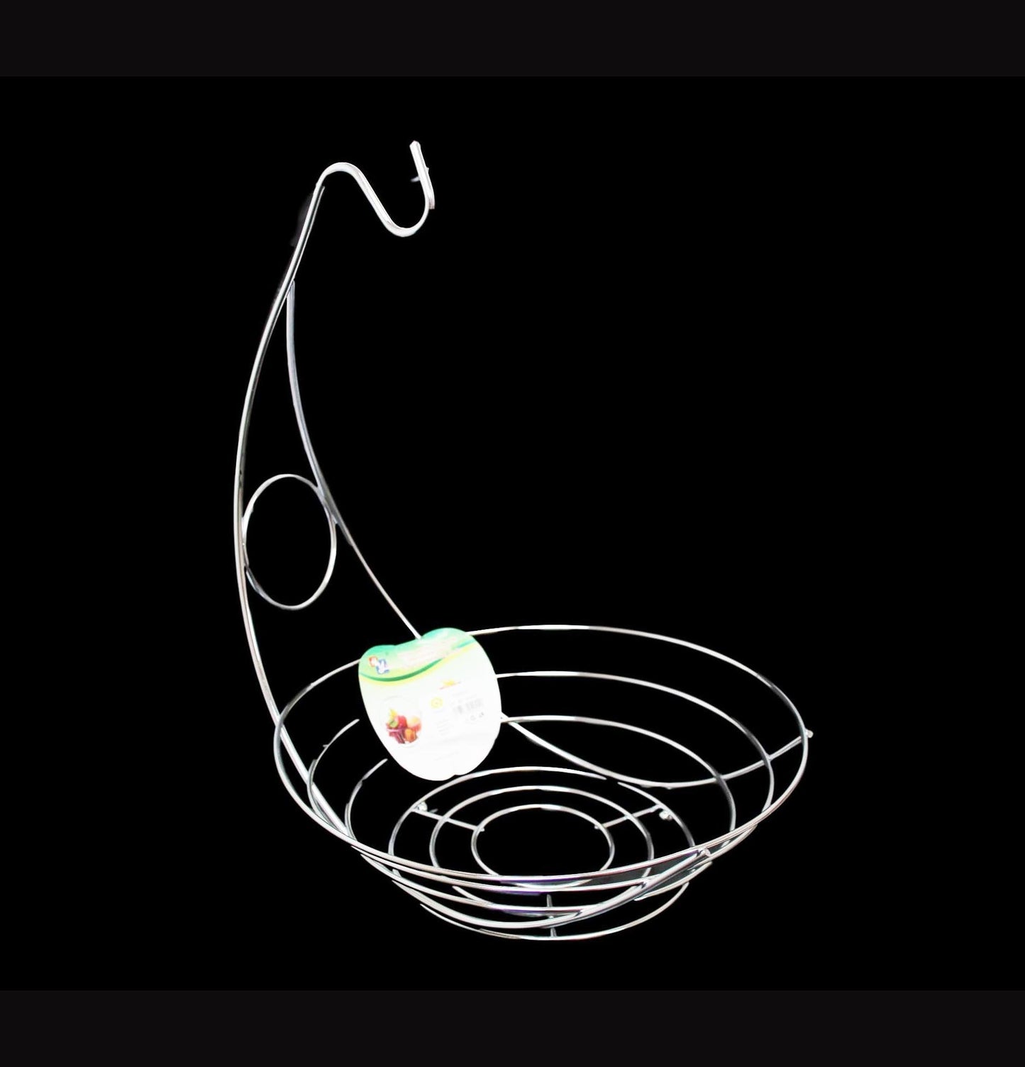 Stainless Steel Fruit Basket 2 In 1 Banana Hook 28cm x 40cm 4944 A (Parcel Rate)
