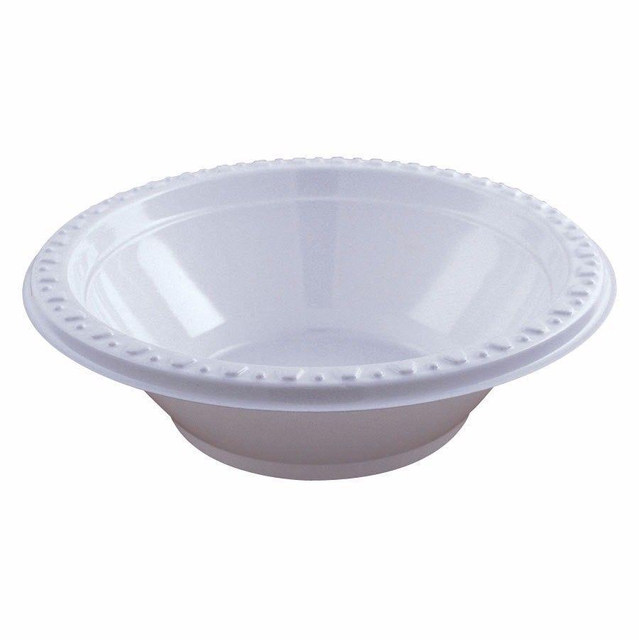 Disposable Catering & Party Plastic Bowls, 6'' Pack of 20 9584 (Parcel Rate)