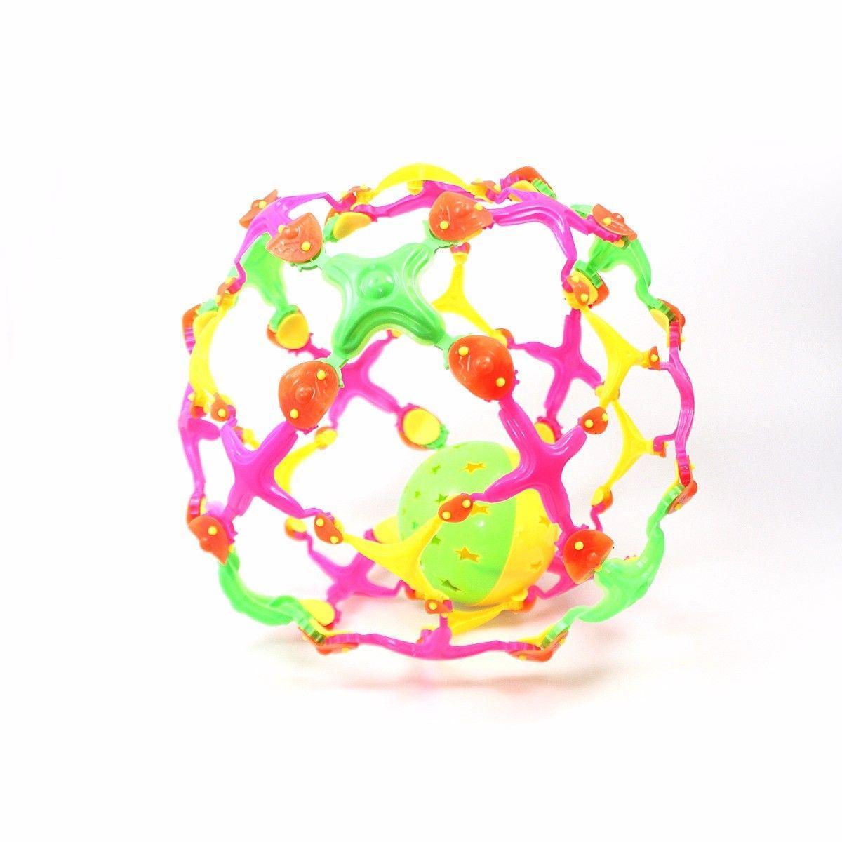 EXPANDING MULTICOLOR PLASTIC FOOTBALL 3052 (Parcel Rate)p