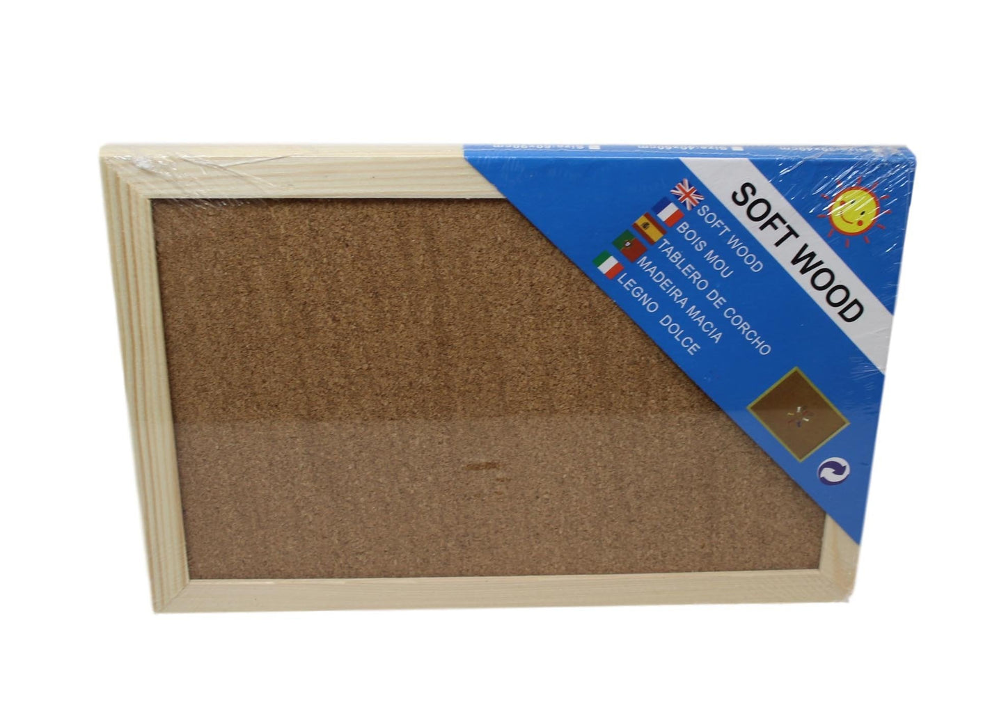 Soft Wood Pinning Board School Office Art and Crafts Soft Wood Board 30cm x 20cm 6084 (Large Letter Rate)