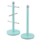 Dainty Kitchen Roll Holder & Mug Tree Seafoam Mint Green 2706 / 6738 A (Parcel Rate)