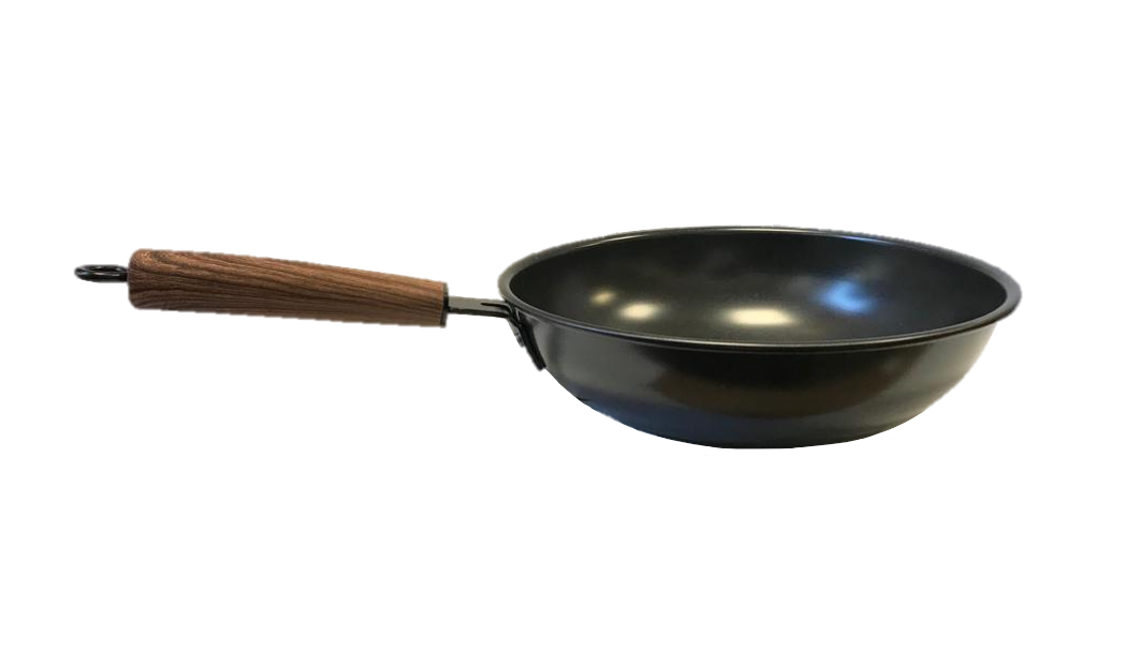 High Wall Non-Stick Flat Base Wok Frying Pan 28 cm 7405 A (Parcel Rate)
