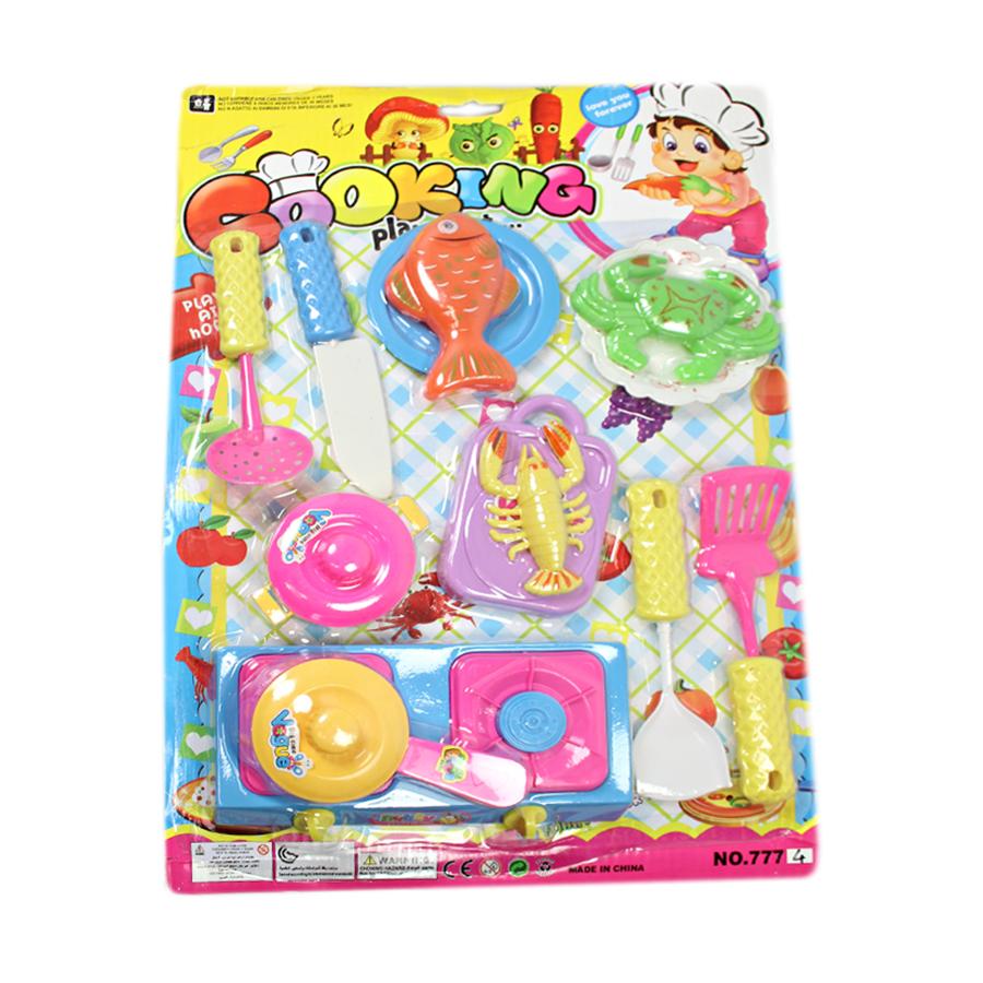 Childrens Boys Girls Cooking Playtime Set Love Food 40cm x 30cm 1713 (Parcel Rate)