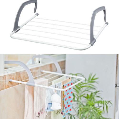 Folding Shelf Attach Radiator Cloth Rack Dryer 55 x 33 cm Assorted Colours 5411 (Parcel Rate)