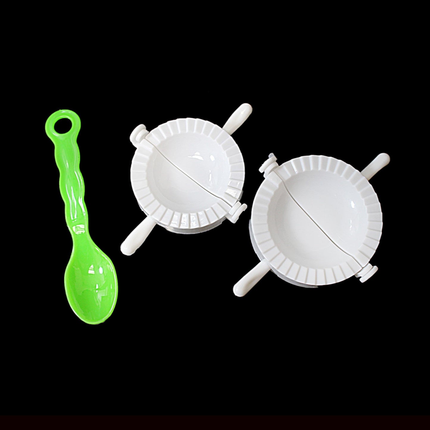 Plastic Dumpling Mould Maker with Spoon 4932 (Large Letter Rate)