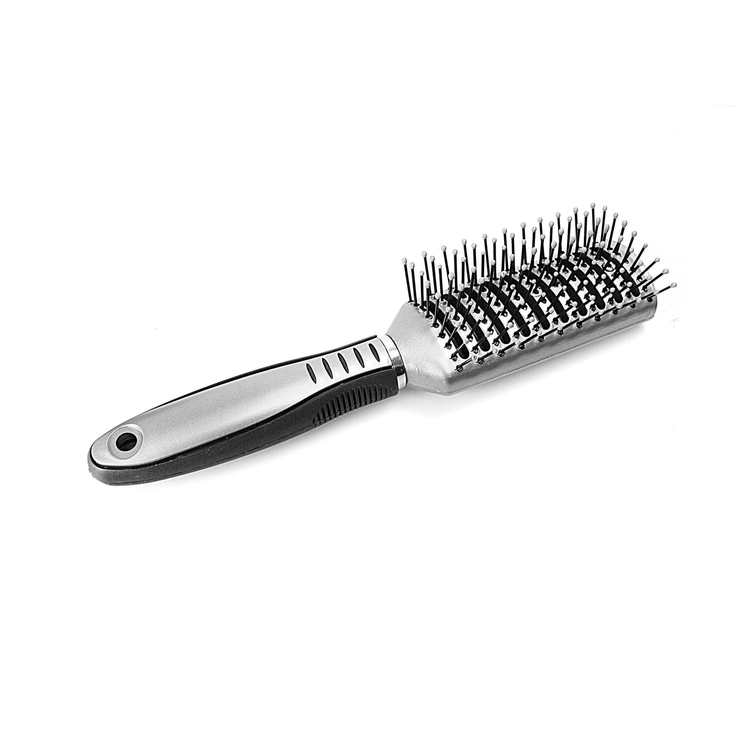 Fashion Hair Styling Rib Brush Plastic Salon Brush 20cm 2186 A (Parcel Rate)