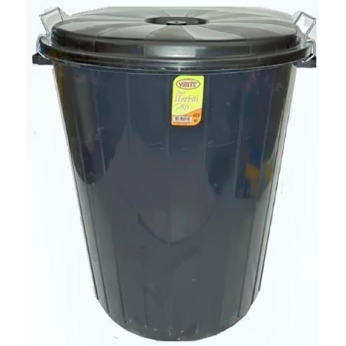 90 Litre Drum With Locked Lid Home Household Use Storage Bin K0119/RB90 (Big Parcel Rate)