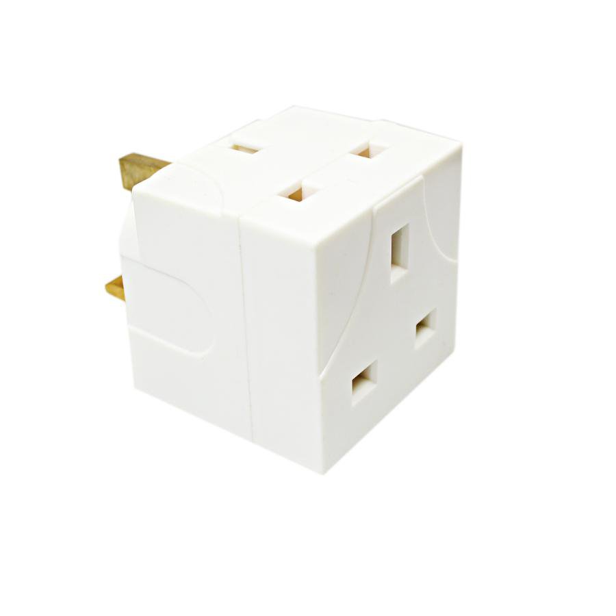 Status 2 Way Adaptor 13 Amp S2WABULK8 (Parcel Rate)