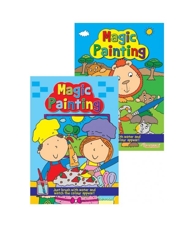 Magic Painting Book Childrens Fun Colouring Activity Book x 1 P2165 (Parcel Rate)