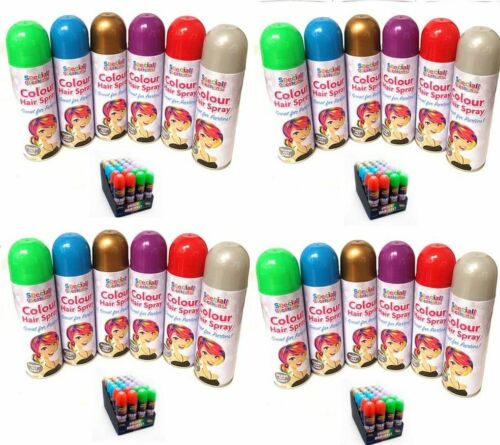 Rapide Washable Colour Hair Spray 200 ml Assorted Colours 5941 A (Parcel Rate)