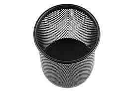 Round Metal Mesh Pencil Holder Assorted Colours (Parcel Rate)