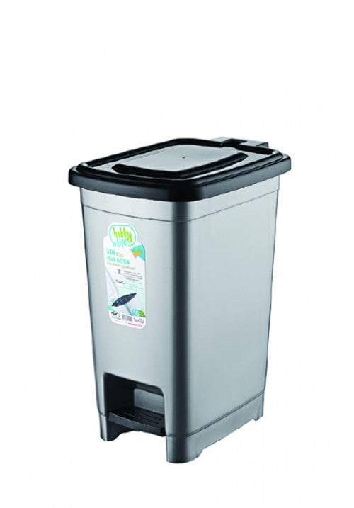 Hobby Slim Pedal Bin Kitchen Essential 15 Litre 011141 (Parcel Rate)