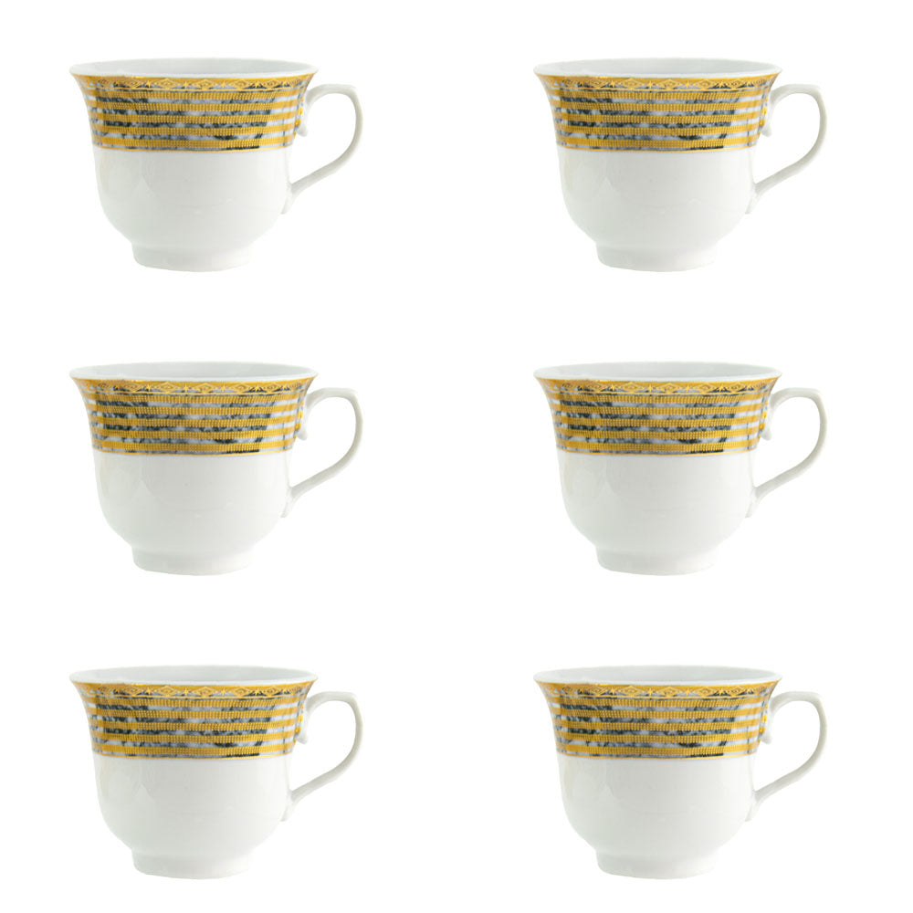 Durane Tea Coffee Cup Set of 12 Kea Linear 10190 (Parcel Plus Rate)