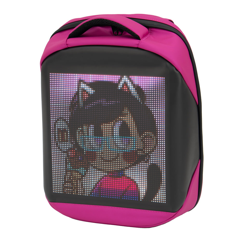 Durane LED Backpack 30 x 13 x 40 cm Pink 11055 (Parcel Rate)