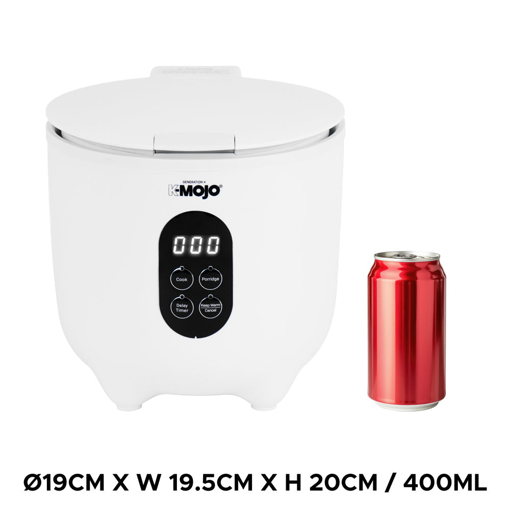 SQ Professional K-Mojo Generation K Rice Cooker 400ml White 11601 (Parcel Rate)