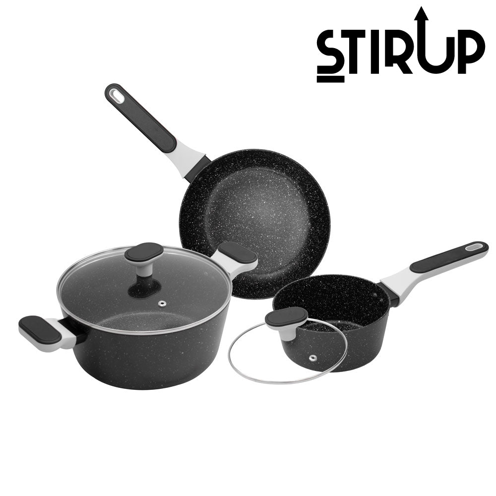 SQ Professional Stirup Essential Pan Cookware Set of 3 11742 (Big Parcel Rate)