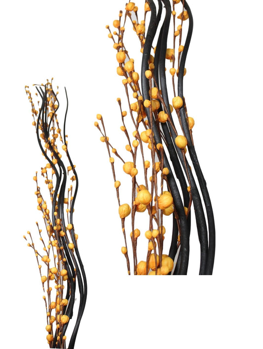 Long Stem Floral Twigs Home Decoration with Small Buds 154cm Assorted Colours 1250 (Big Parcel Rate)