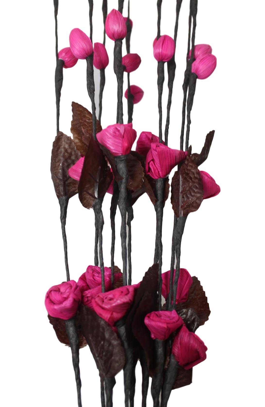 Long Stem Floral Twigs Home Decoration with Closed Roses 100cm Assorted Colours 1252 (Big Parcel Rate)