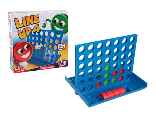 Classic Traditional Line Up 4 in a Row Family Board Game 374309 / 1374309  (Parcel Rate)