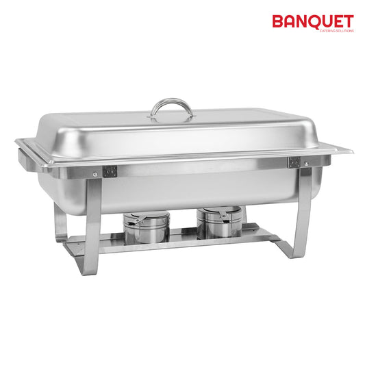 Stainless Steel Banquet Chafing Dish Single Compartment 9.5L 1465 / 1463 A  (Big Parcel Rate)