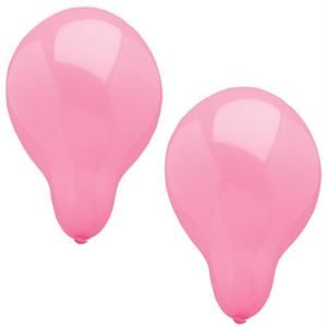 Papstar Pink Birthday Party Balloons 10 Piece Party Pack 25cm 19888 (Parcel Rate)