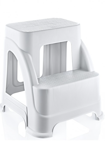 Hobby Large Plastic Merdivo Step Stool Assorted Colours 081397 A  (Big Parcel Rate)