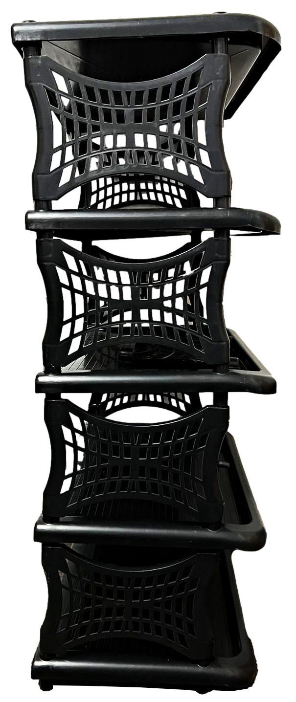 Murat Plastik Shoe Rack 5 Shelves Random Colour Sent 61705 (Parcel Rate)