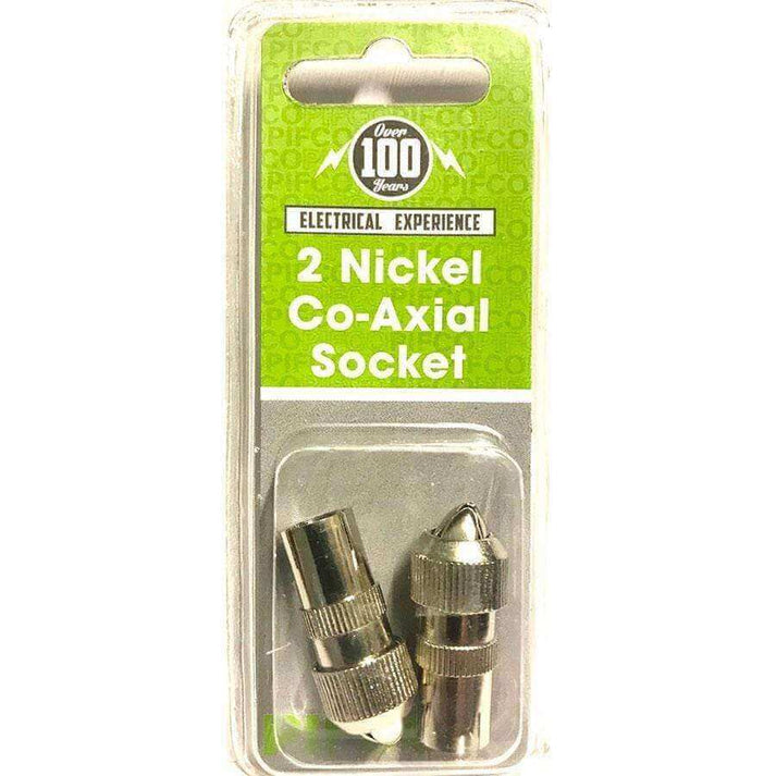 Pifco Pack Of 2 Nickel Co-Axial Socket AVS1050 (Parcel Rate)