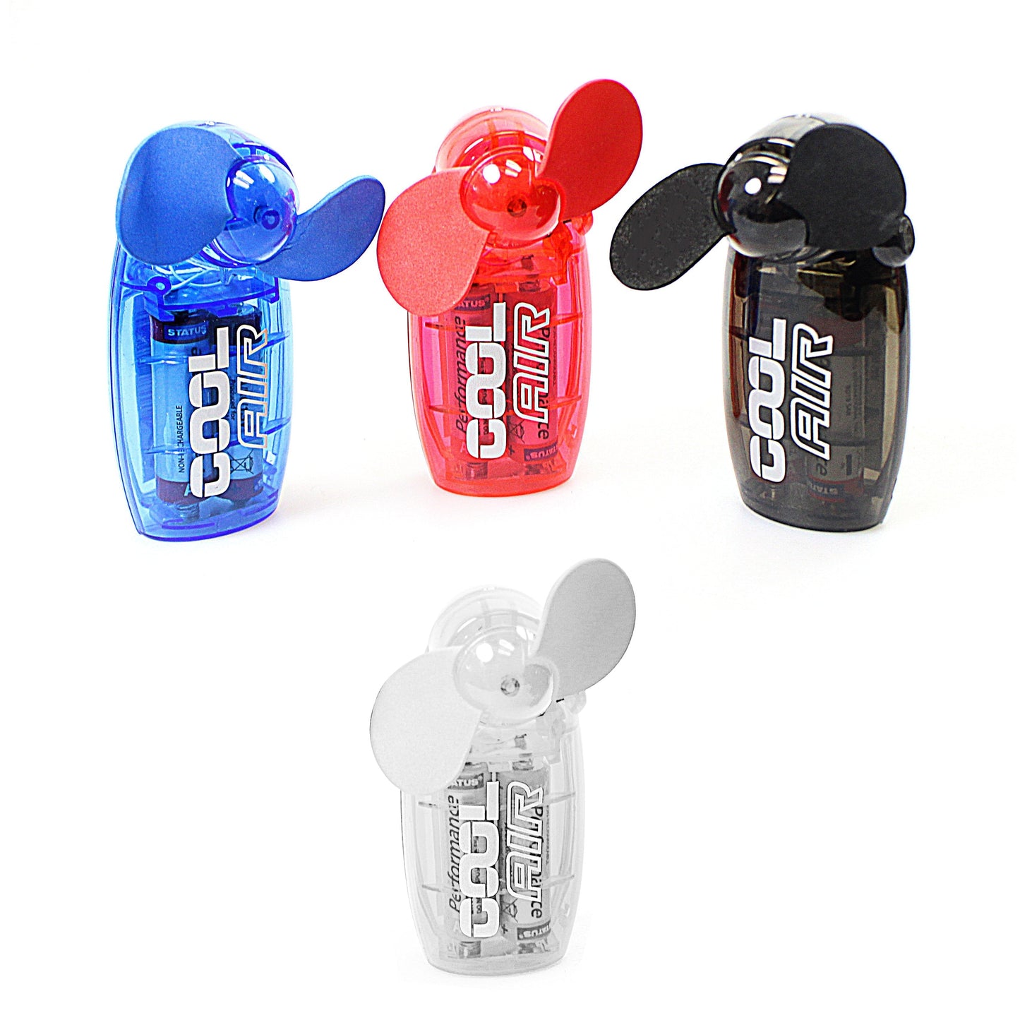 2.5" Hand Held Mini Fan Status Assorted Colours Outdoors 8491 (Parcel Rate)