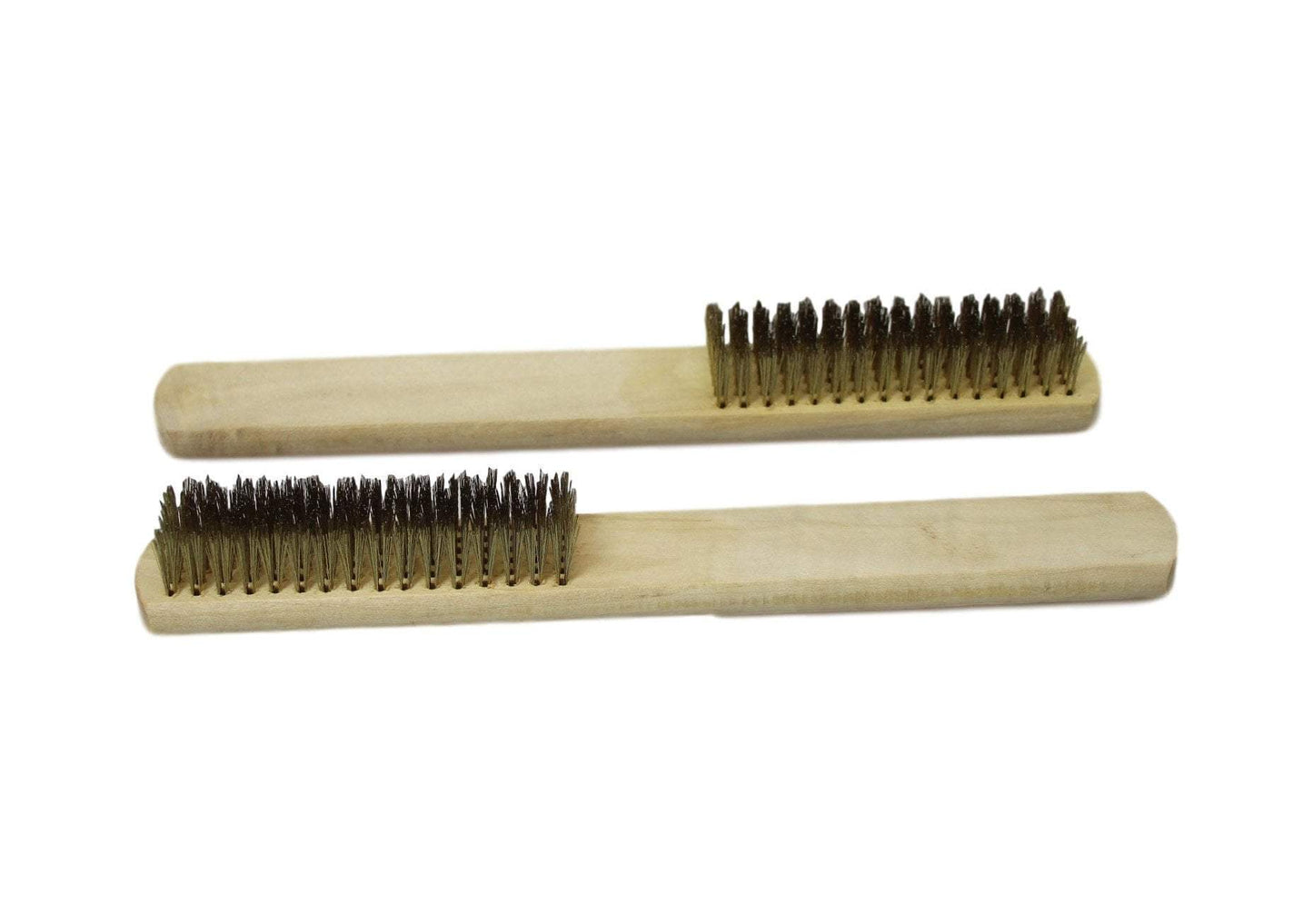 Wooden Handle Copper Wire Cleaning Brush 20 cm Pack of 2 2003 (Parcel Rate)