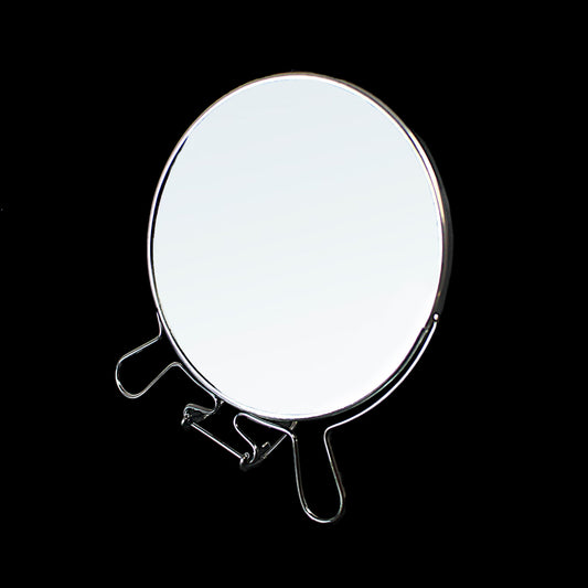 Double Sided Round Desk Mirror with Legs 8" 2189 (Parcel Rate)