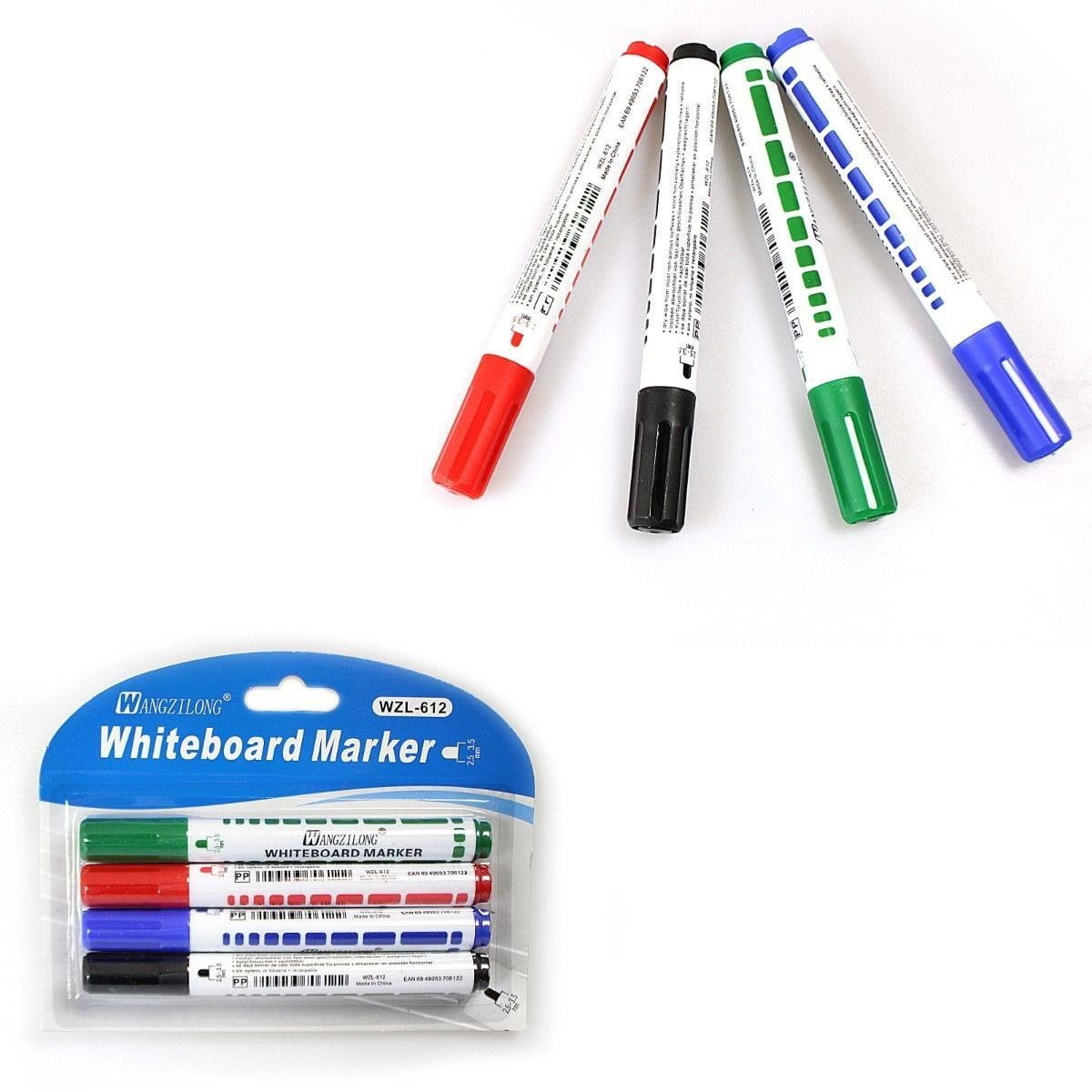 4 Whiteboard Markers Art & Craft Stationery Home 1735 (Parcel Rate)