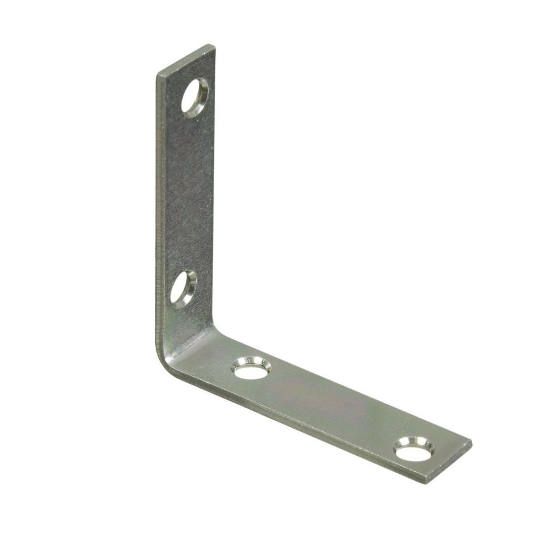 2'' 50mm Corner Brackets Zinc 0240 (Parcel Rate)
