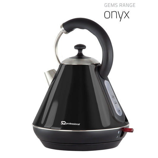 SQ Professional Gems Legacy Kettle 1.8 Litre 2200 Watt Onyx 3430 (Parcel Rate)