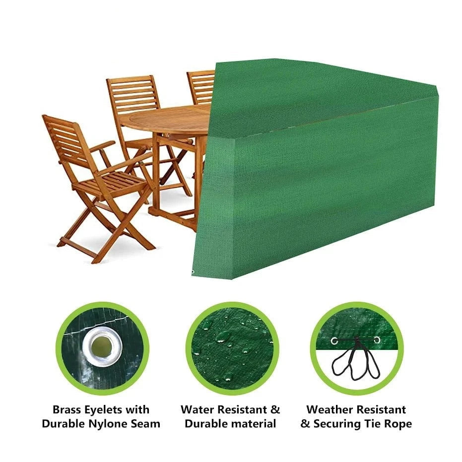 Garden Patio Set Oval Large 278 x 204 x 106 cm 3473 (Parcel Rate)