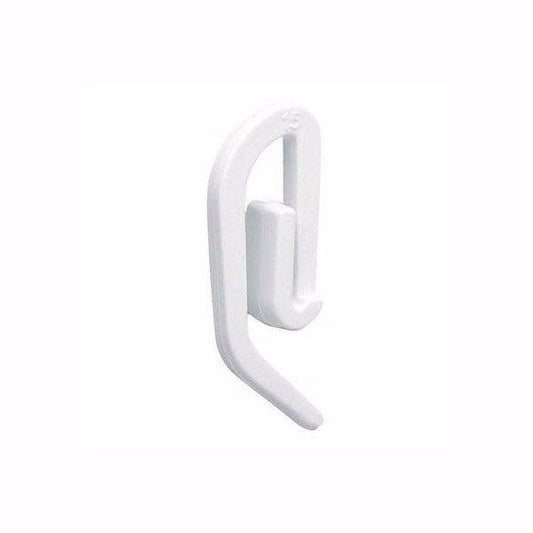 Value Pack White Curtain Hooks Pack of 100 02072 (Large Letter Rate)