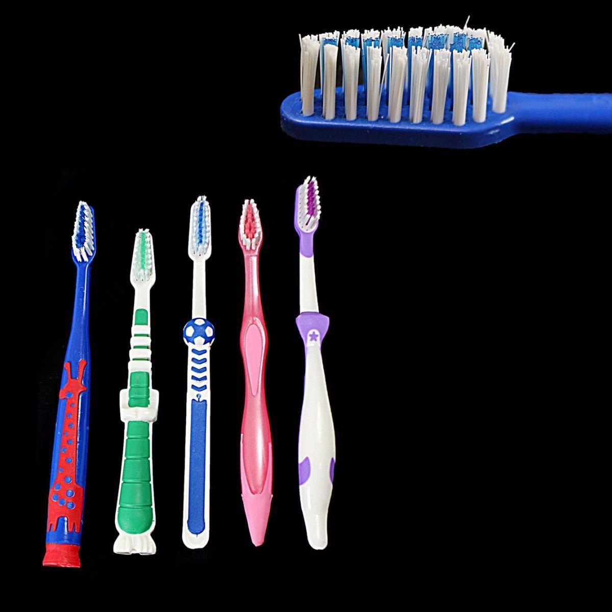 Plastic Toothbrushes Set of 5 8804 (Large Letter Rate)