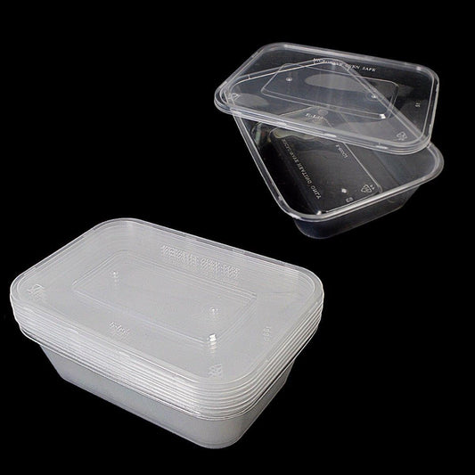 Plastic Food Storage Container 1000ml Pack of 4 MX7023 (Parcel Rate)