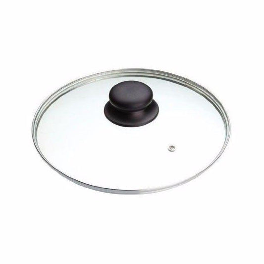 22cm Clear Glass Pan Lid With Knob Replacement Pan Lid 0785 A (Parcel Rate)