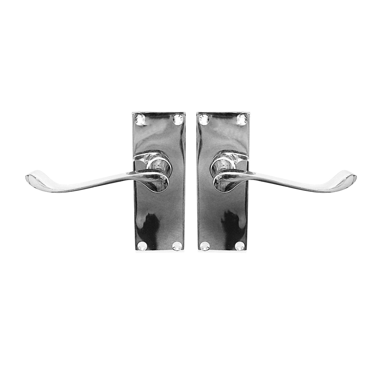 4'' Vic Straight Latch chrome Diy Home 0662 / 9228 (Parcel Rate)