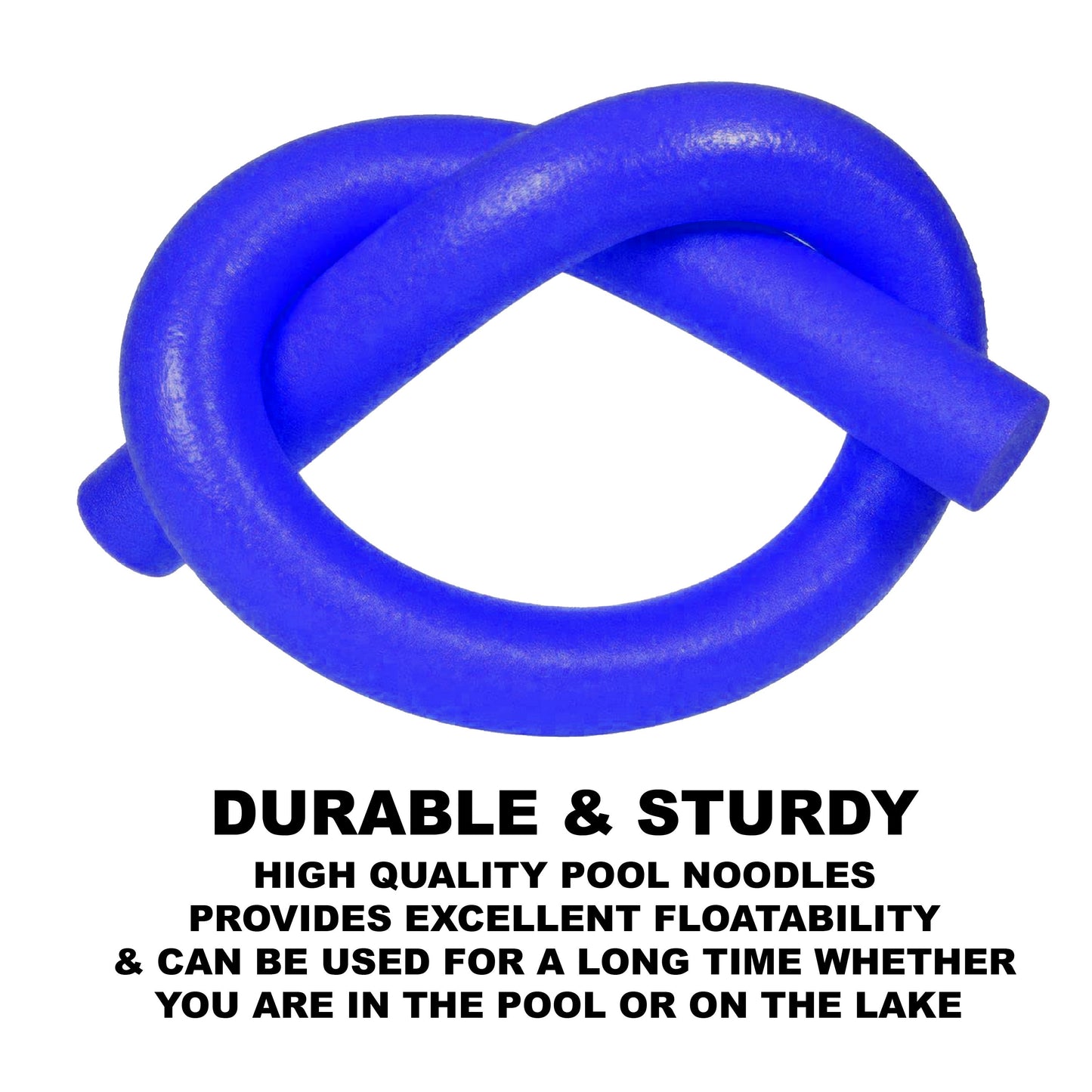 Swimming Pool Foam Noodle Tube 152cm Blue 5003 (Big Parcel Rate)