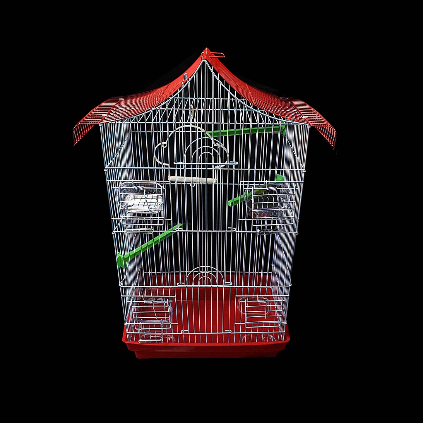 Metal Indoor Bird Parrot Pet Cage 57 x 40 x 20.5 cm Assorted Colours 0084 A (Big Parcel Rate)