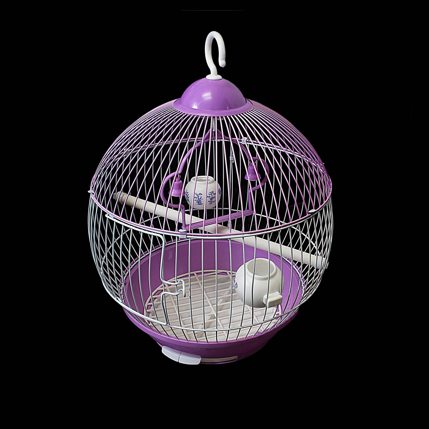 Round Bird Cage with Hanging Hook Assorted Colours 1921  A (Big Parcel Rate)