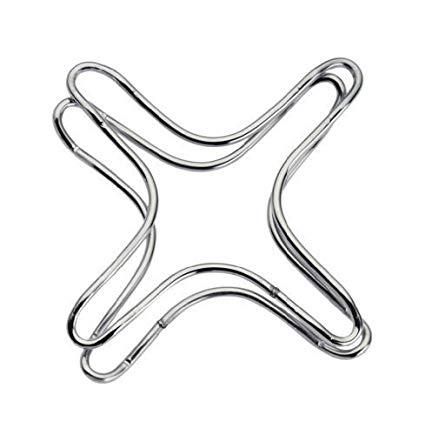 Metal Star Pan Coaster Trivet 14 cm Pack of 2 5589  A (Parcel Rate)