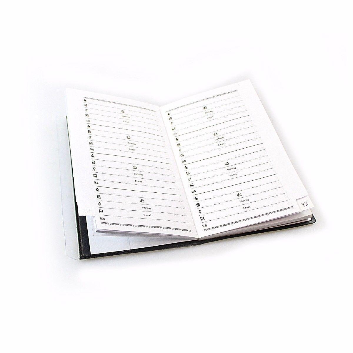 Address Book A6 Size Assorted Colours 0739 (Large Letter Rate)