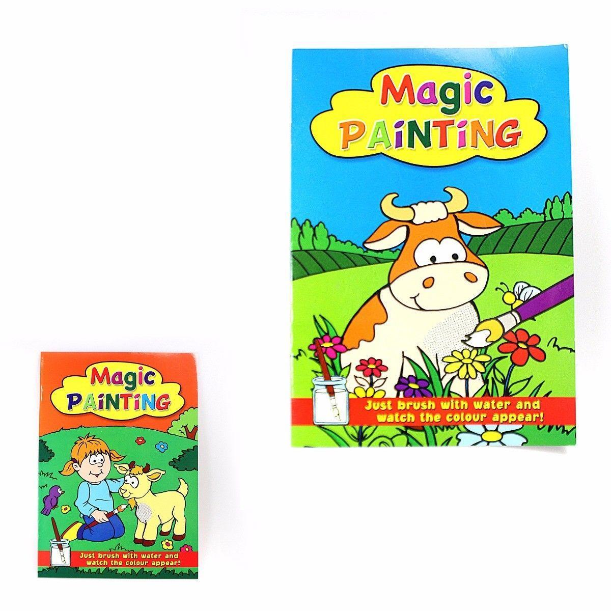 Children's Craft Magic Painting Book 1 & 2 A4 Size P2165 A (Large Letter Rate)